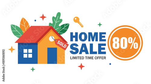 Limited Time Offer on Sold Properties in Vibrant Graphic Design