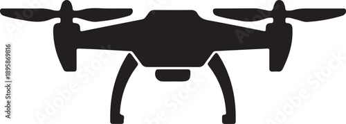 Drone Vector Silhouette, drone silhouette vector art illustration, Drone silhouette vector, drone camera icon silhouette vector illustration, Combat drone attack drone in vector art, silhouette.