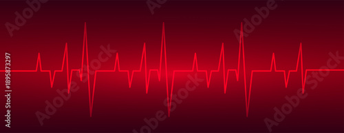 red ecg cardiogram pulse rate wallpaper