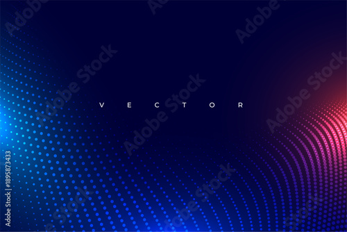 blue pink cyber tech digital particle background