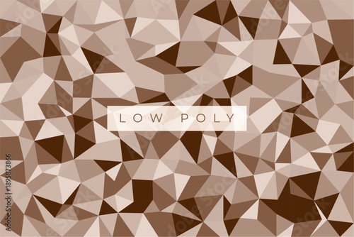 premium style lowpoly triangle shape pattern background