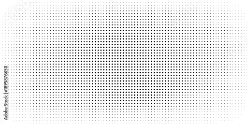 Abstract dotted halftone gradient texture. Vanishing polka dot background vector abstract simple