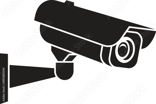 CCTV camera, surveillance, security, monitoring, vector illustration