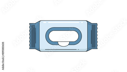 Practical pack of disposable wet wipes with an open plastic lid designed for quick hygiene cleaning and personal care.