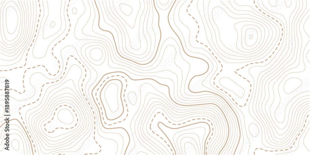 Fototapeta premium Topographic map patterns, topography line map. Vintage outdoors style.Topographic gold luxury map background. Geographic abstract pattern.geographic screen print texture.