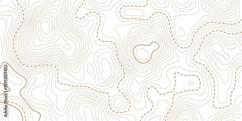 abstract golden topography background..Topographic map and landscape terrain texture grid, Abstract lines background. . Rendering abstract illustration.
