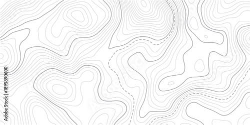 Topographic contour map. similarcartography illustration. Topography and geography map grid abstract backdrop.seamless cartography ware frame area contour topo grid map. 