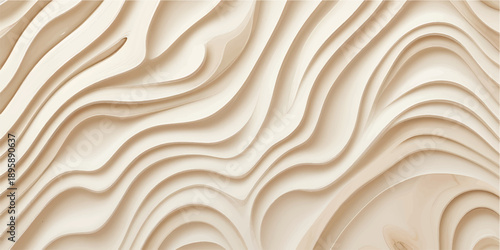 A light cream wooden texture background with a wavy silk pattern and liquid gold design creates a macro nature material for food dessert backgrounds