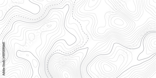 Topographic contour map. similarcartography illustration. Topography and geography map grid abstract backdrop.seamless cartography ware frame area contour topo grid map. 