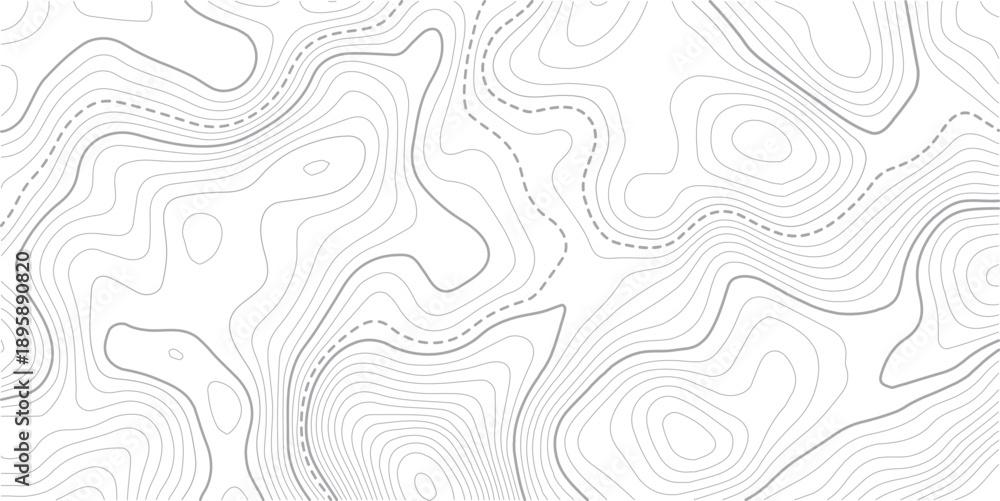 Fototapeta premium Topographic contour map. similarcartography illustration. Topography and geography map grid abstract backdrop.seamless cartography ware frame area contour topo grid map. 
