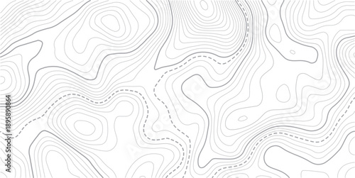 Topographic contour map. similarcartography illustration. Topography and geography map grid abstract backdrop.seamless cartography ware frame area contour topo grid map. 