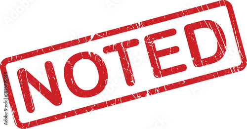 A prominent red rectangular rubber stamp featuring the word OFFER in a distressed grunge texture on white