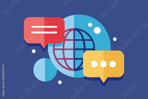 global chat connection icon