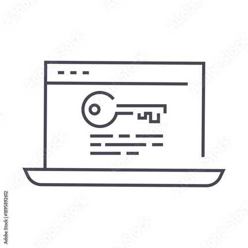 Keyword_Research_Strategy editable stroke vector icon 