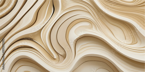 Wooden brown textured wavy pattern background