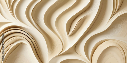 An abstract golden brown background features a luxury silk satin texture with smooth liquid waves and shiny metal patterns in a soft gold fabric design