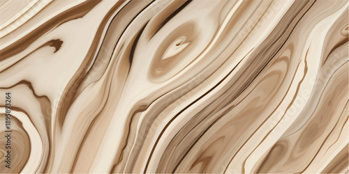 flowing wooden curves in abstract sculptural shapes with smooth lines warm minimal aesthetic copyspace concept of interior design, art installation