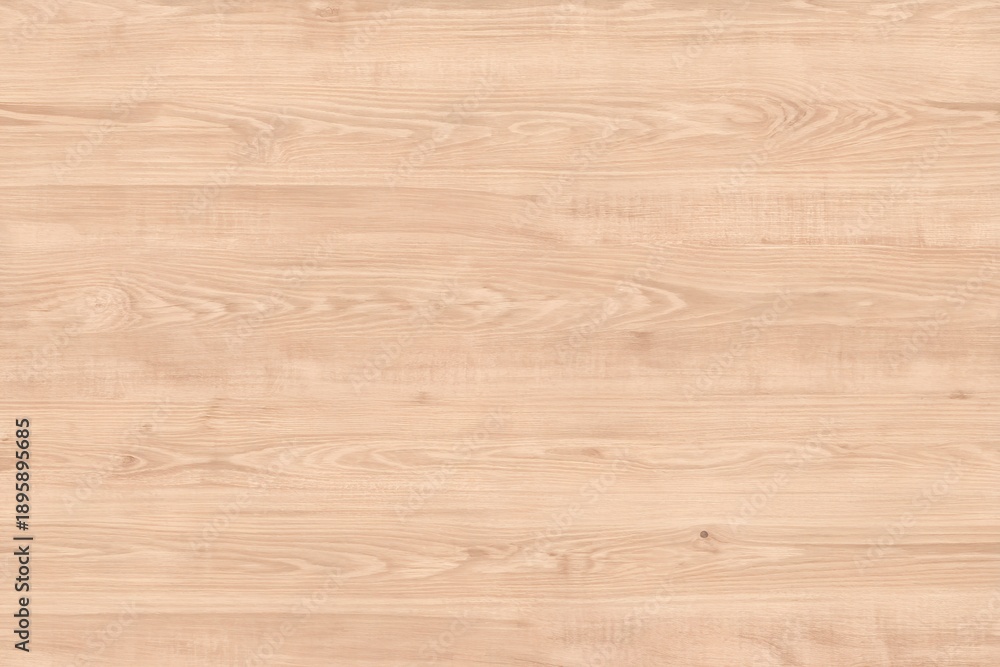 Fototapeta premium natural light warm beige blonde oak wood subtle straight grain plank floor texture seamless background