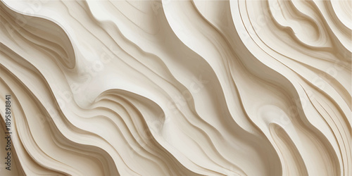 Luxurious smooth wood texture background with silky fabric-like waves and a soft golden shine pattern