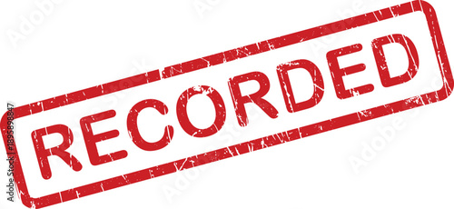 Prominent red grunge stamp with the word REFUND clearly printed on a crisp white background