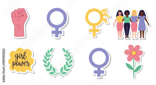 Feminist Symbols and Icons Collection 1.
