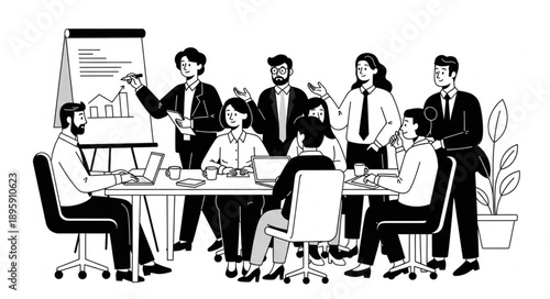 business meeting in the office