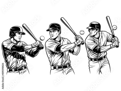 Baseball Athlete Vector