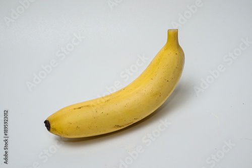 fresh canvendish banana (Musa acuminata) on isolated white background