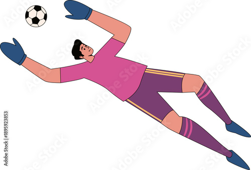 Player Football Illustration