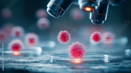 Wallpaper Mural Medical laboratory testing for Nipah virus  scientists working in biosafety laboratory  virus detection experiment concept. Torontodigital.ca