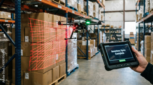 Next-Gen Logistics Drones. Next gen logistics drones enhance warehouse efficiency with precision technology