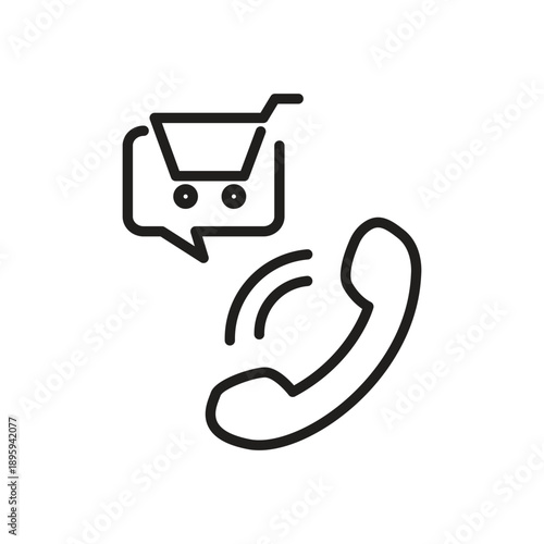 Customer Support Call Line Icon