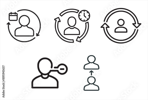 Access Review Lifecycle Icons...