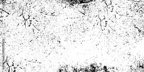 White, black dust overlay distress grungy grain, noise effect paint wall. small particles of debris and dust. crack and scratch dust paint concrete wall. subtle halftone grunge urban texture vector.