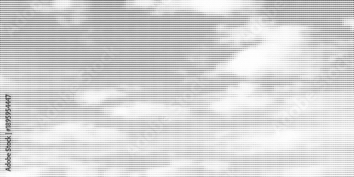 Dotted halftone gradient texture. Vanishing polka dot background. Repeating dots gradation pattern modern arts dotted
