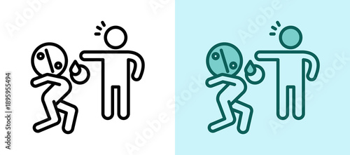 Fiscal Stress whitegreen icon