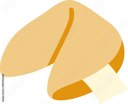 Fortune Cookie Flat Icon