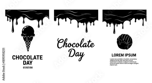 Chocolate day card set
