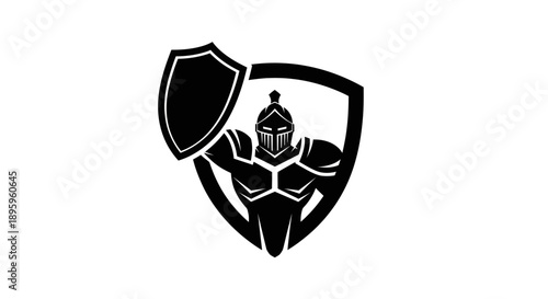 Warrior with Shield Icon