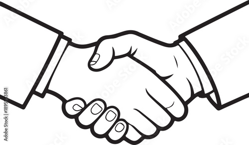 Professional business handshake symbolizing agreement, partnership, and successful deal 