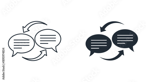 Communication and conversation between two people