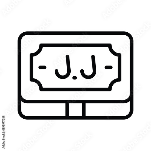 Check out this line icon showing lebanese pound design