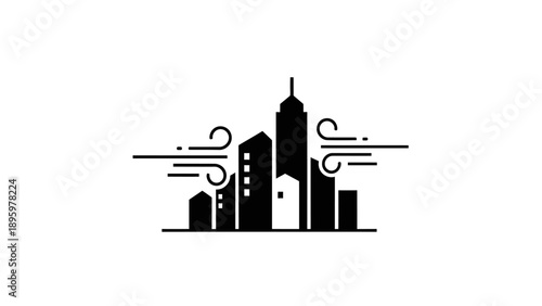 City Skyline with Modern Buildings.