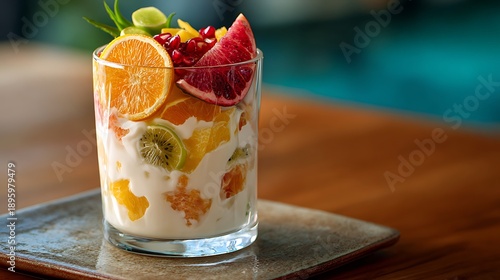 Would you like me to generate a similar descriptive string for a different type of food or beverage?