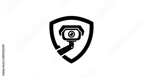 Security Camera Shield Icon
