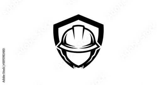 Hard Hat Shield Logo