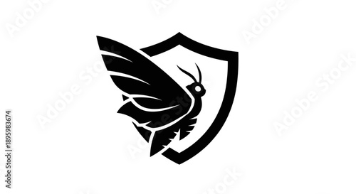 Butterfly Shield Logo