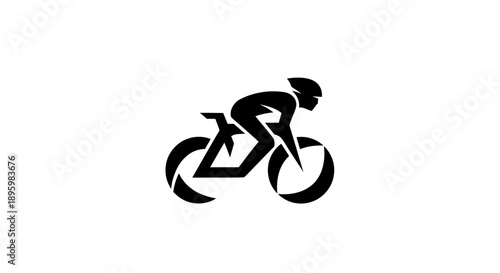 Cyclist Silhouette Logo