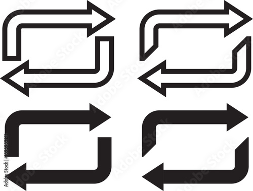 way direction arrow sign. Mega set of way direction arrow sign. Way sign. Road navigation arrows. Black Arrow Sign Direction Icon Set. Vector Image