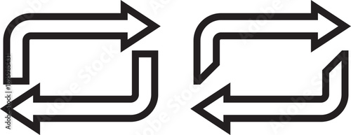 way direction arrow sign. Mega set of way direction arrow sign. Way sign. Road navigation arrows. Black Arrow Sign Direction Icon Set. Vector Image